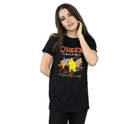 Queen Women's A Kind Of Magic Boyfriend Fit T-Shirt Black Medium