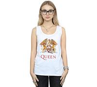 Queen Women's Crest Logo Vest White Large
