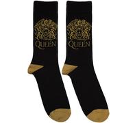 Queen Women's Crest Socks in Black | Size: 6-9 Queen Black 6-9