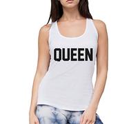 Queen Women's Vest - White Medium