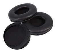 Queen.Y Soft Cushions Replacement Foam Cushions Ear Pads PU Leather Ear Pads Soft Foam for Headphones Black