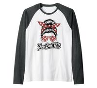 Queen You GOT This Dot Day Girl Groovy Join Kids Team Test Raglan Baseball Tee