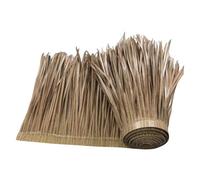 Queenbox 19.68x39.37 inch Artificial Thatch Grass Roof, Artificial Palm Thatch Rolls Mexican Tiki Hut Grass Skirting Roof Faux Palapa Thatch Roofing for Garden Patio Umbrella Party Decor, 06