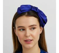 QueenMee Accessories Blue Fascinator Bow Headband