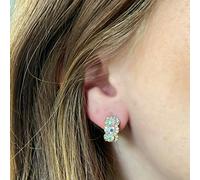 QueenMee Accessories Diamante Clip On Earrings