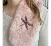 QueenMee Accessories Dragonfly Brooch Pink