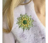 QueenMee Accessories Green Brooch Large Brooch