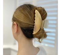 QueenMee Accessories Large Hair Claw Clip Gold