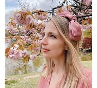 QueenMee Accessories Pink Fascinator Bow Headband Dusky Pink
