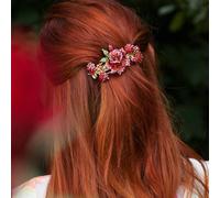 QueenMee Accessories Red Flower Hair Clip
