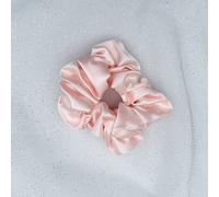 QueenMee Accessories Silk Scrunchie in Pink Mulberry Silk