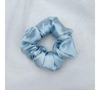 QueenMee Accessories Silk Scrunchie Mulberry Silk - Light Blue
