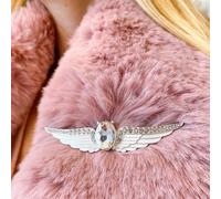 QueenMee Accessories Silver Brooch 1920s Inspired