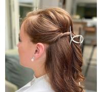 QueenMee Accessories Silver Hair Claw Clip Snake