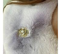 QueenMee Accessories Small Brooch Rose Brooch Mother Of Pearl