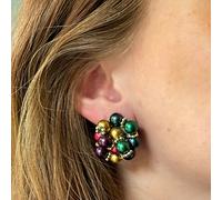 QueenMee Accessories Statement Clip On Earrings Vintage