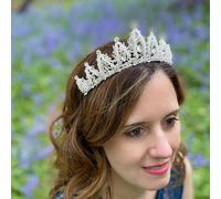 QueenMee Accessories Tiara with Crystal and Diamante