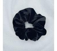 QueenMee Accessories Velvet Scrunchie - Black