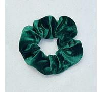 QueenMee Accessories Velvet Scrunchie - Green
