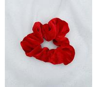 QueenMee Accessories Velvet Scrunchie - Red