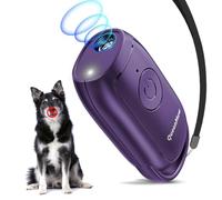 Queenmew Anti Bark Device Dogs, Portable Anti-Bark Ultrasonic Device, Powerful Dog Barking Stop, Antibarking Device for Dogs with LED, Anti Bark Device Indoor, Outdoor for Small Large Dogs