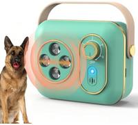 QueenMew Anti Barking Device for Dogs, 5 Modes Ultrasonic Bark Deterrent with 33ft Range, Rechargeable Dog Bark Control Box for Large Small Breeds, Humane for Indoor Outdoor Training Use