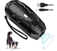 QueenMew Anti Barking Device for Dogs, Handheld Ultrasonic Dog Barking Device with 2 Modes, Rechargeable Anti Barking Device for All Breeds, Waterproof Dogs Training Tool for Indoor Outdoor Use