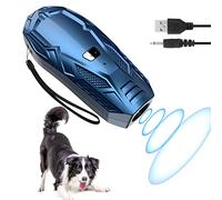 QueenMew Anti Barking Device for Dogs, Handheld Ultrasonic Dog Barking Device with 2 Modes, Rechargeable Anti Barking Device for All Breeds, Waterproof Dogs Training Tool for Indoor Outdoor Use