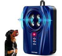 QueenMew Anti Barking Device, Handheld Ultrasonic Dog Barking Deterrent Devices with Dual Frequency, 16.4 Feet Effective Range Stop Dog Barking Device for Indoor and Outdoor Training