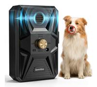Queenmew Anti Bell Device Dogs, 3 Modes Anti-Bark Ultrasonic Device, 33 Foot Stop Dog Bark Device, IPX4 Waterproof Anti-Bark for Dogs for Training Large Small Dogs Outdoor and Indoor