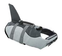 Queenmore Dog Swimming Vest, Adjustable Pet Life Jacket Large, Ripstop S Vest With Rescue Handle, Preserver For Suasage Dog, French Bulldog Pug, Corgi, Beagle, L