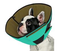 Queenmore Soft Small Dog Cone, Adjustable Comfy Dog Cone, Elizabethan Collar for Dogs to Prevent Licking Wounds, Adjustable Pet Recovery E-Collar for Wound Care