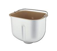 Queenom Bread Machine Baking Tray, Household Bread Machine Inner Bucket, Aluminium Alloy Bucket Body, Food Grade Non-Stick Coating Bread Bucket Parts