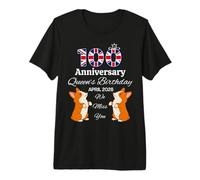 Queen's 100th Birthday Anniversary - 1926-2026 Premium T-Shirt