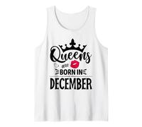 Queens are Born in December Tank Top