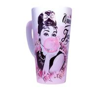 Queens are Born in January, February, March, April, May, June, July, August, September, October, November, December. Ceramic Latte Mug, Gift, Elegant Lady Illustrration, Pink Paris (January)