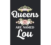 Queens Are Named LOU Personalized Funny Christmas: Task notebook, Daily notebook, A5 size