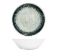 Queens By Churchill Apollo Ash Scollop Bowl 22cm - Pack of 6