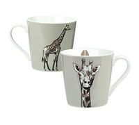 Queens Couture Kingdom Bumble Giraffe Mug, Ceramic, Multi-Colour, 9 Count (Pack of 1)