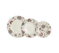 QUEEN'S JACOBEAN - 12 Piece Ceramic Dinnerware - 4 People