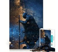 Queens Knights Oath Jigsaw Puzzles for Adults 1000 Pieces Fine Logic Toy Casual Relax Neat Edge Fine Art Piece (38x52cm)