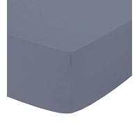 Queens Land Home 100% Egyptian Cotton 12"/30cm Deep Fitted Sheet All UK Sizes or Pillow Pair Cases. (Grey, King)