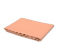 Queens Land Home Non Iron Percale Pollycotton Flat Sheet (Double, Peach)