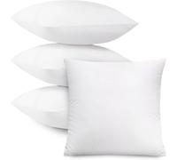Queens Land Home Premium Cushion Inner Pads,Ultra-Plush Filling for Superior Comfort & Support,Durable and Fluffy Pillow Inserts for Sofa, Bed, and Home Décor (4, 22" x22")
