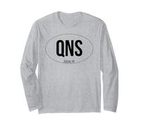 Queens New York Classic Oval Design, I Love NYC Long Sleeve T-Shirt