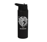 Queens New York Unisphere Stainless Steel Insulated Water Bottle