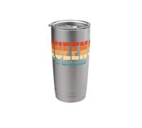 Queens NY Native Edition Tee Retro Sunset Stripes Women Men Stainless Steel Insulated Tumbler