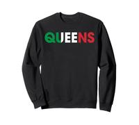 Queens NYC Italian Flag Suitable for Men Women. Sweatshirt