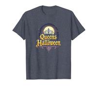 Queens of Halloween: Spooky Witch Night Moon Party T-Shirt, Men, Heather Blue, M