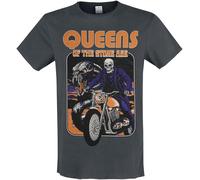 Amplified Queens of The Stone Age Unisex T-Shirt Charcoal L